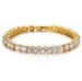 Chenyu Rhinestone Men's Hip-Hop 1 Row Inlaid Diamond Bracelet_ipsvogv.com