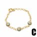 Women's Jewelry Pearl Bracelet Fashion Gold Plated Inlaid Zircon Eye Bracelet_ipsvogv.com