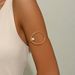 2024 Winter New Women's Geometric Circular Armband with Unique Pearl Inlay Design, Versatile Bralet and Hollow_ipsvogv.com