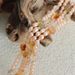 Bohemian Pink Freshwater Pearl Natural Stone Handmade Beaded Necklace Fashionable Sweet Personalized Jewelry For Women_ipsvogv.com