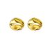 French niche design heavy polished round earrings female ins cold style earrings trend Korean version minimalist_ipsvogv.com