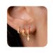 Unisex Hot Sales Real Gold Brass Electroplating Personality Creative Pig Nose Earrings For Women French Light Luxury Earrings_ipsvogv.com