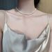 Baroque Millet Freshwater Necklace With Feminine Style, Internet Red Collar Chain, Trendy And Fashionable Small Pearl_ipsvogv.com