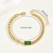 Fashionable Commuter Style Light Luxury Bracelet For Women Niche Inlaid Emerald Diamond Design Bracelet Versatile Hand Jewelry_ipsvogv.com