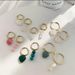 Women’s Jewelry Set Fashion Hot Selling Stainless Steel Detachable Love Turquoise Pearl Pendant Asymmetrical Women's Earrings_ipsvogv.com