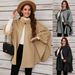Women's Clothing 2024 autumn and winter new fur collar cape cloak coat casual retro loose shawl women's clothing large size_ipsvogv.com