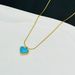 Blue Love Necklace For Women, Light Luxury And Small, High End Design, Colorless New Collar Chain Accessories_ipsvogv.com