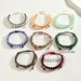 New women' bracelet with peronalized weaving, niche rainbow crytal deign, multi-layer bracelet, veratile_ipsvogv.com