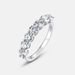 moissanite Couple Rings For Women, Single Row Diamond Rings, S925 Silver Inlaid With Colored Gemstones, Stacked Rings, Simple_ipsvogv.com