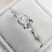 Cao Shi's Generous Temperament Four Claw Zircon For Women's Simulated Wedding Micro Inlaid Ring, Fashionable And_ipsvogv.com