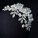 Handmade Headdresses, Bridal Wedding Dress Hair Accessories, Rhinestone Pearl Hair Comb Performance Accessories_ipsvogv.com