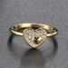 Popular zircon micro inlaid love ring for women, sweet and versatile, simple heart shaped ring_ipsvogv.com
