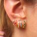 Women's Jewelry INS Same Style Geometric Horse Eye Multi Color Diamond Earrings Style Light Luxury Wave Earrings Female Design Ear Buckles_ipsvogv.com