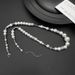 New Pearl Studded Diamond Collarbone For Men, Trendy Ins, Hip-hop, Cross, Light Luxury, Women's Summer, Niche Necklace_ipsvogv.com