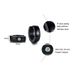 QSZB Basic Stainless Steel Hoop For Men Women Unisex Hie Earrings With CZ Stone Accessory_ipsvogv.com