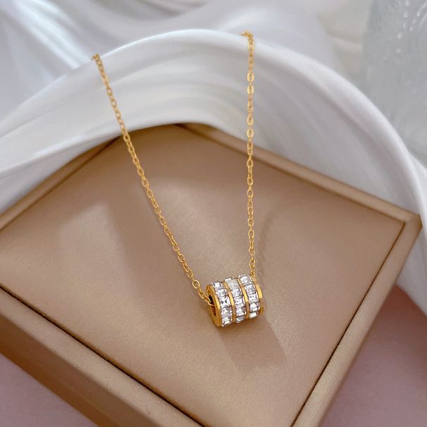 【 Full Body Titanium Steel 】 Extremely Simple Style Small Barbarian Waist Furnace Genuine Gold Necklace For Women's Ins_ipsvogv.com
