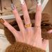 Middle Aged Iris Lace For Women, Light Luxury, High-end, Index Finger Niche, Simple And Personalized, French Style_ipsvogv.com