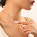 Openable Envelope Necklace For Women, Non Fading Valentine's Day Gift, Stainless Steel Couple Necklace_ipsvogv.com