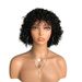 Headband Wig Human Hair 10 Inch Glueless Straight Human Hair Wigs For Women_ipsvogv.com