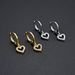 Women’s Jewelry Set Fashion Diamond Zircon CZ Heart Earrings Sweet Romantic Female Earrings Spot Earrings Gold And Silver Color Preservation_ipsvogv.com
