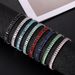 2.5*5mm Colorful Cubic Zirconia Trendy Fashion Men's And Women's Tennis Bracelet_ipsvogv.com
