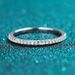 Moissanite Female Rings, Single Rings, Stacked Rings, Single Ring S925 Sterling Silver Rings_ipsvogv.com