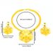 Dubai Gold Bridal Jewelry Saudi Women's Necklace Earring Set_ipsvogv.com