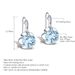 Fashion Simple Natural Yellow Amethyst Earrings S925 Silver Inlaid Topaz Gemstone Earrings_ipsvogv.com