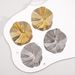 12918 new pleated lotus leaf with personalized metal design, high-end feel, wearing earrings for dinner parties_ipsvogv.com