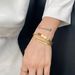 Fashion Simple Flat Snake Chain Rice Chain Does Not Separate Can Be Matched At Will Overlap Bracelet French Style_ipsvogv.com