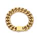 Men's Jewelry Hip Hop Stainless Steel Cuban Bracelet Spring Buckle Round Grinding Encryption Titanium Steel Men's Bracelet Jewelry_ipsvogv.com
