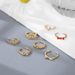 Fashionable Gold Bow V-shaped 8-shaped Crown Eye Opening 7-piece Set Ring Specially Designed_ipsvogv.com