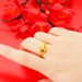 Popular Fashionable Copper Plated Open With Adjustable Women's Ring And Ethnic Style Jewelry_ipsvogv.com