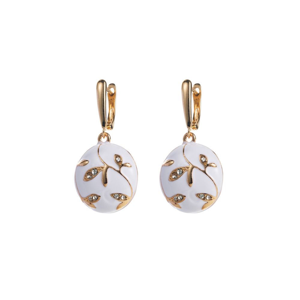 Summer New Titanium Steel Drip Oil Fashionable Geometric Cute, Small, High End Jewelry Earrings_ipsvogv.com