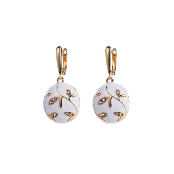 Summer New Titanium Steel Drip Oil Fashionable Geometric Cute, Small, High End Jewelry Earrings_ipsvogv.com