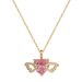 【 Titanium Steel 】 Love Wings, Light Luxury Temperament, Gorgeous Diamond Necklace, Women's Versatile Collarbone Chain,_ipsvogv.com