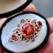 Sanjie Luxury Simple Dazzling Inlaid Zircon Color Diamond Ring Women's Jewelry_ipsvogv.com