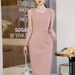 Women's Clothing Long Sleeve High-end Temperament Professional Suit Goddess Fan Two-piece Dress Celebrity Style_ipsvogv.com