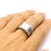 Stainless Steel Rings Men's Jewelry Simple Square Titanium Steel Ring_ipsvogv.com