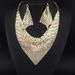 Simple Style Commute Solid Color Alloy Plating Gold Plated Women's Jewelry Set_ipsvogv.com