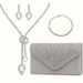 Bridal Suit For Ladies, Jewelry With Bag, Necklace, Earrings, Bracelet, Four Piece Wedding Dress, Versatile_ipsvogv.com
