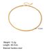 Minimalist Round Bead Snake Bone Necklace For Women's Korean Version Short Plain Bare Collarbone Chain Instagram Popular_ipsvogv.com