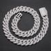Men's Jewelry High Quality Necklace 18mm Bubble Chain Men's Necklace Hip Hop Trend Street Jewelry Necklace_ipsvogv.com