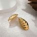 Celebrity Trend Stainless Steel Earrings Female Personality Liquid Love Earrings_ipsvogv.com