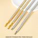 316 Stainless Tennis Chain For Men With Zircon Sparklin Liht Luxury Hih-end Titanium Steel Jewelry Bracelet_ipsvogv.com