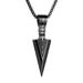 Men's Jewelry Titanium Steel Jewelry Titanium Steel Arrow Pendant Stainless Steel Retro Necklace_ipsvogv.com