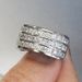 Cao Shi's Sky Star Luxury Engagement Ring with Three Layer Hip Hop Fashion_ipsvogv.com