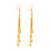 Tassel Earrings, Collarbone Ear Line, Female Jewelry, Versatile Long Sand Gold Earring Accessories_ipsvogv.com