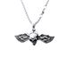 Personalized Punk Trend Men's Jewelry Angel Skull Pendant Necklace Stainless Steel_ipsvogv.com