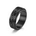 Celtic knot stainless steel rotating ring ring to relieve anxiety wedding engagement couple ring_ipsvogv.com